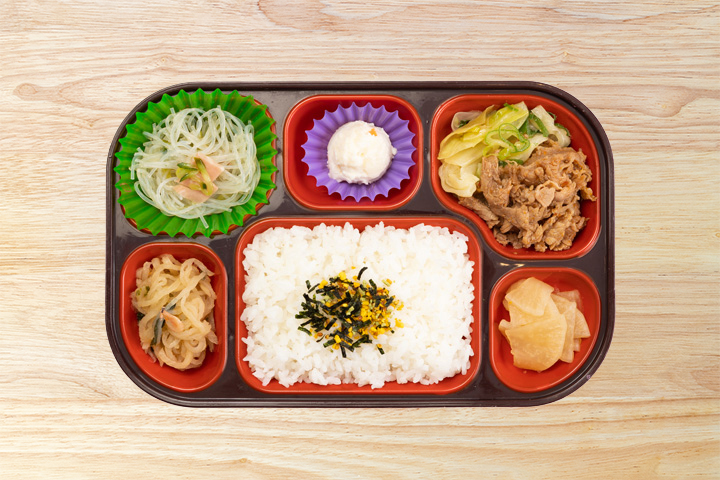 ご飯+5種の惣菜セット