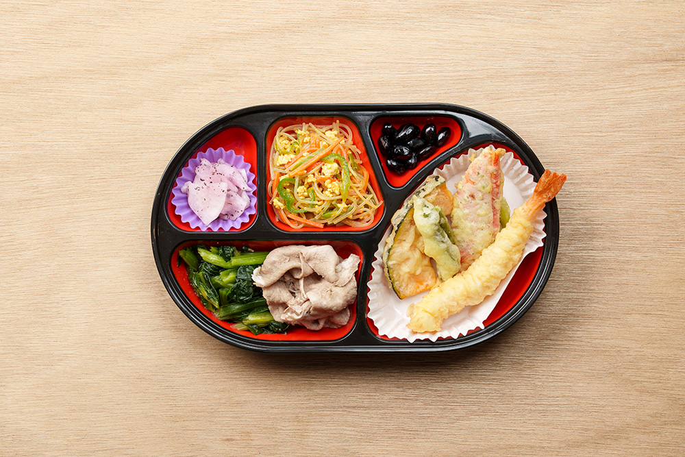 Wメインディッシュのボリューム弁当