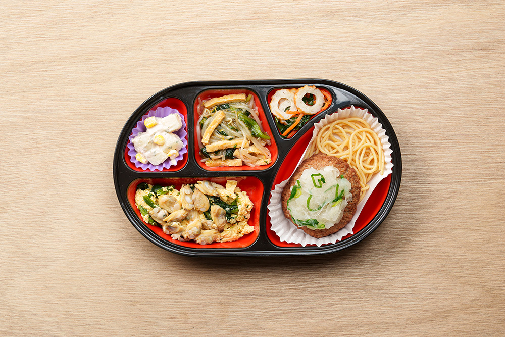 Wメインディッシュのボリューム弁当